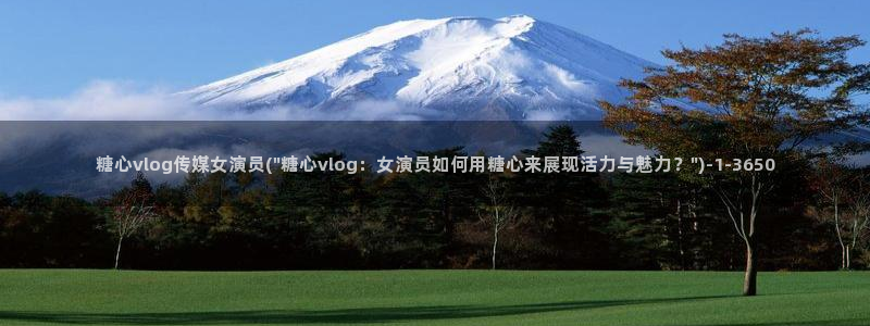 糖心vlog柚子猫胡桃:糖心vlog传媒